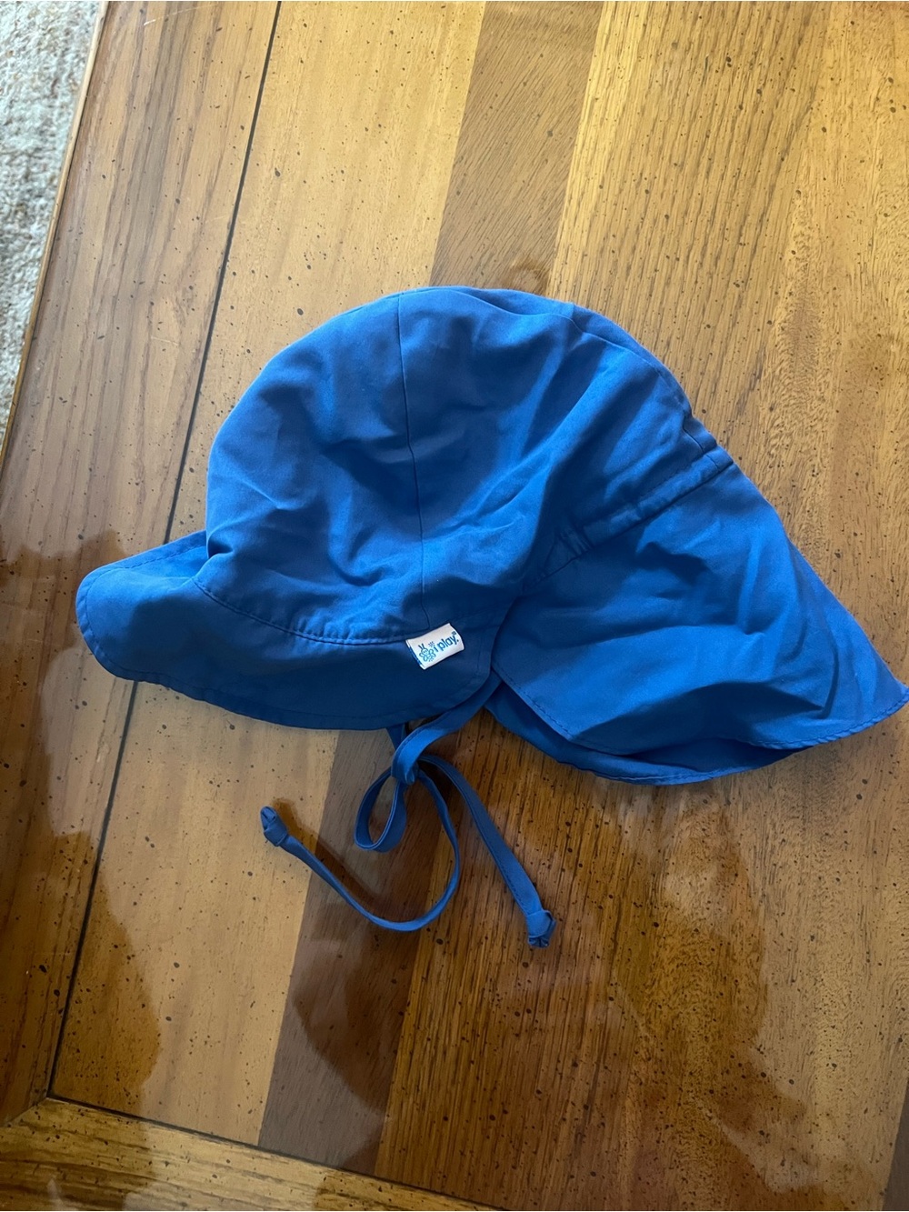 i play. Royal Blue Sun Hat with Chin Ties
